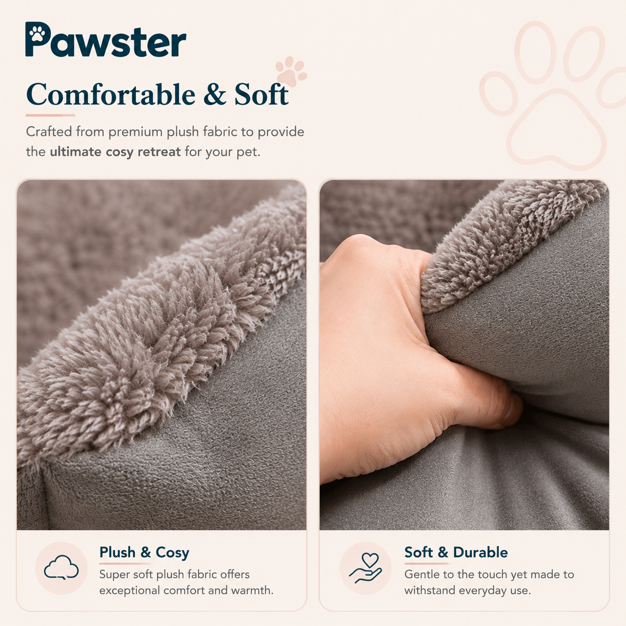 DreamPaw™ — Cosy Plush Pet Bed
