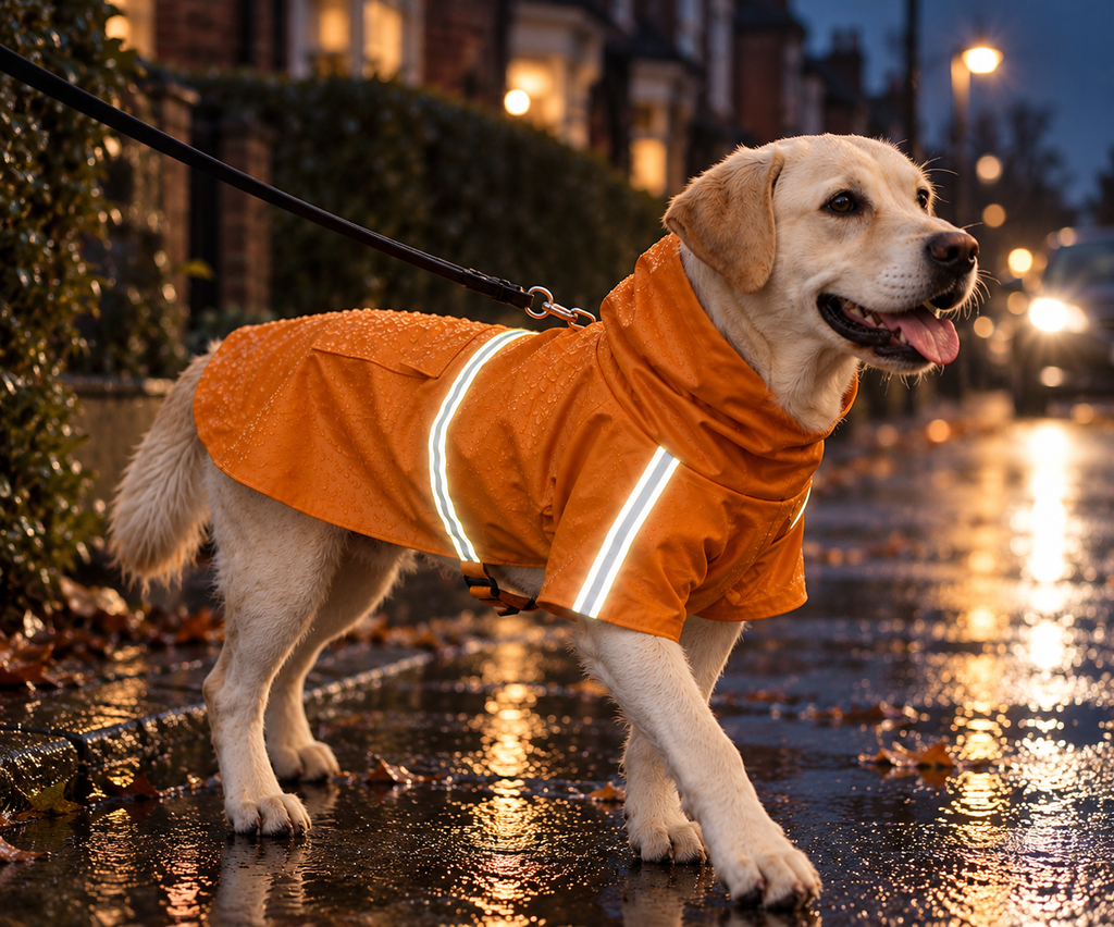 RainReady — Reflective Dog Raincoat