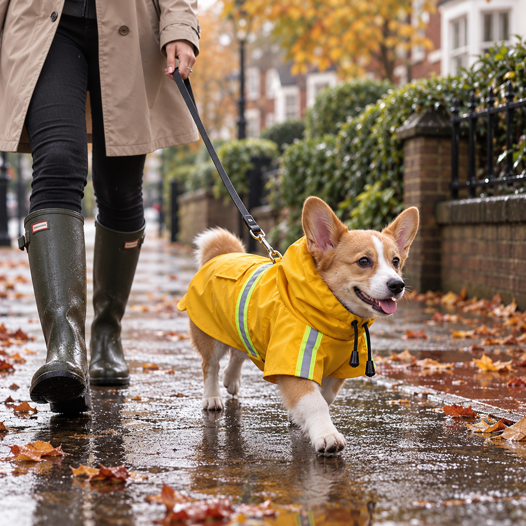 RainReady — Reflective Dog Raincoat