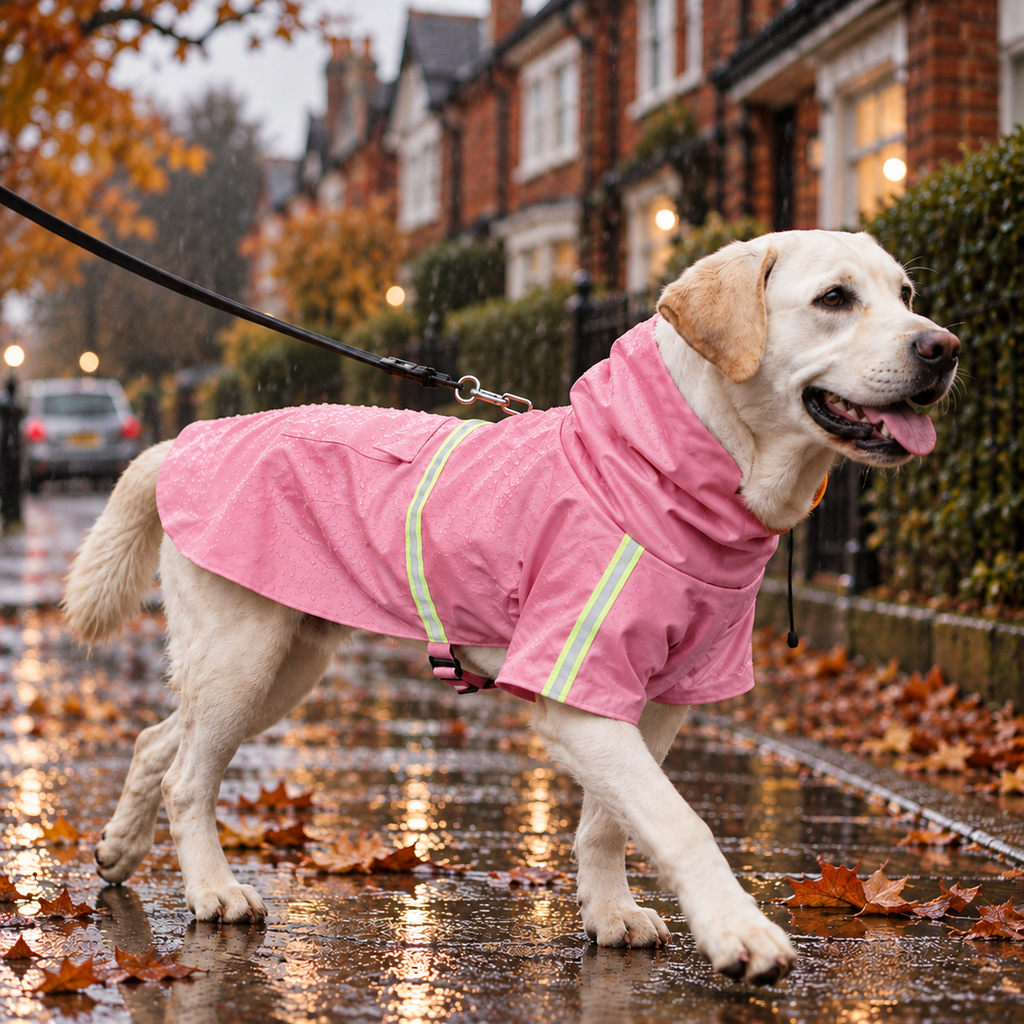 RainReady — Reflective Dog Raincoat
