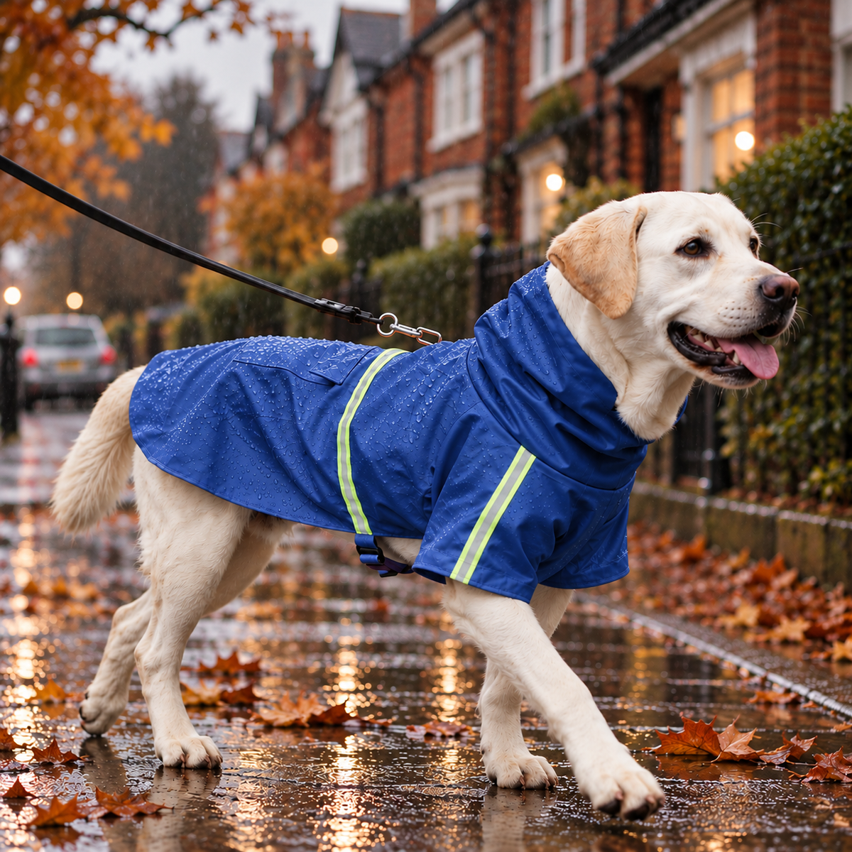 RainReady — Reflective Dog Raincoat