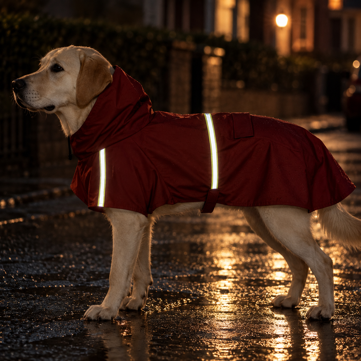 RainReady — Reflective Dog Raincoat