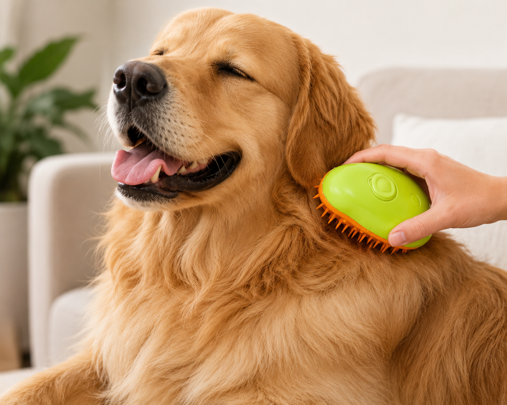 Steam Pet Grooming Brush