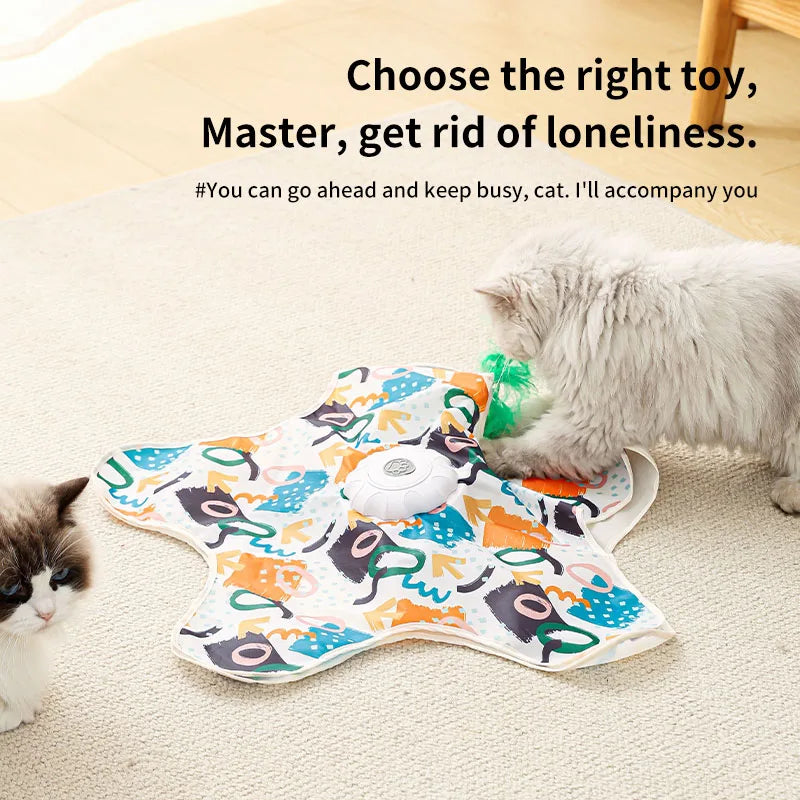 Interactive Motorised Cat Toy