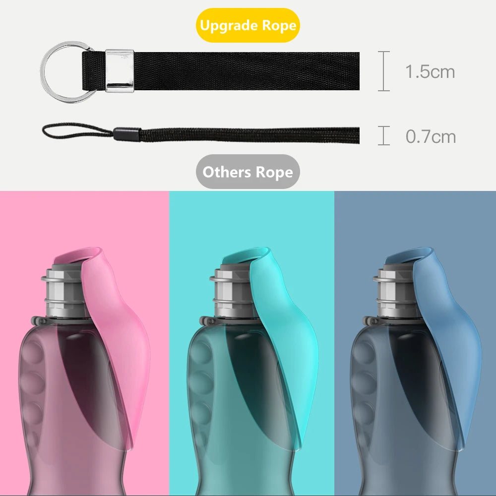 Portable Pet Water Bottle & Food Container