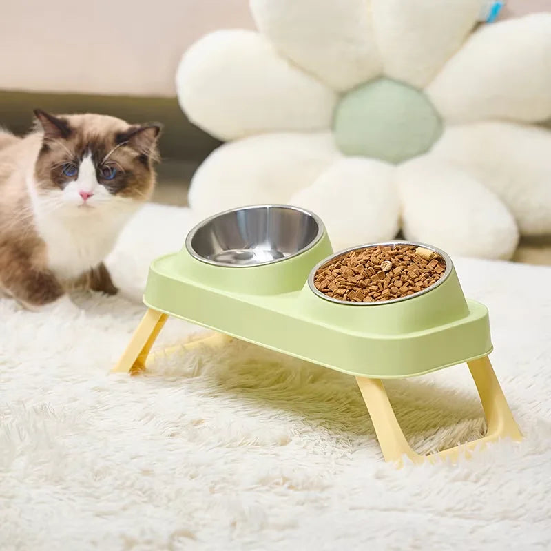 Foldable Elevated Pet Bowls