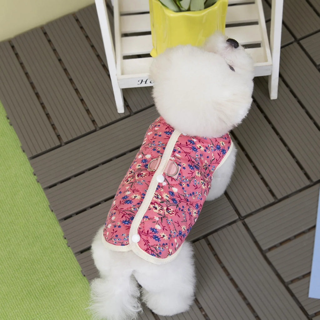 Floral Puppy Vest