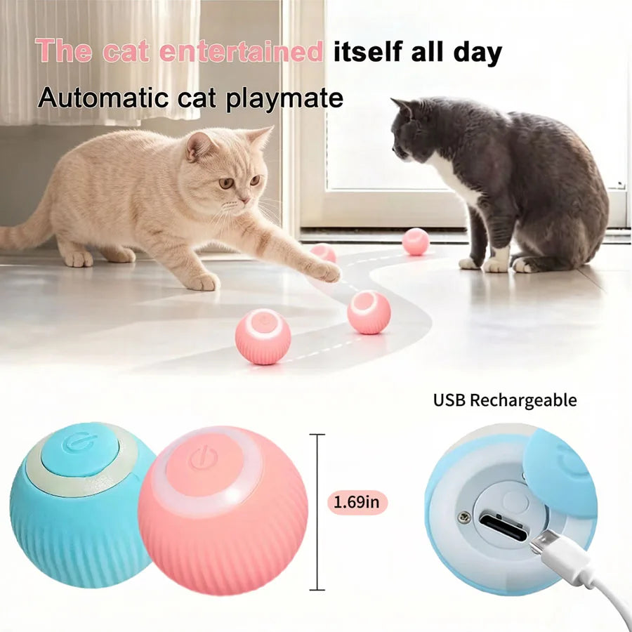 Interactive Electric Cat Ball
