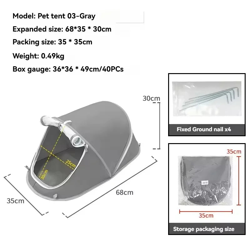 Foldable & Portable Dog Tent