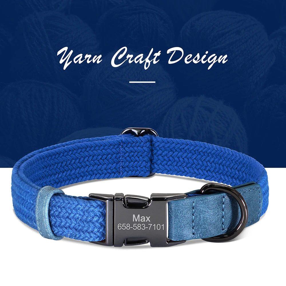 Personalised Nylon Dog Collar