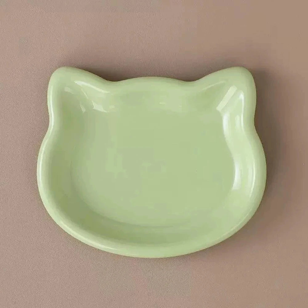 Cat-Shaped Pet Bowl