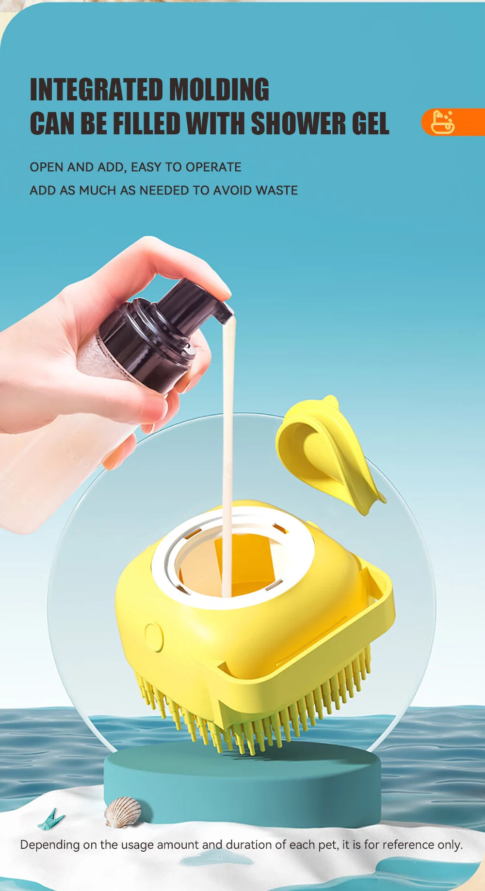 Dog Bath Brush