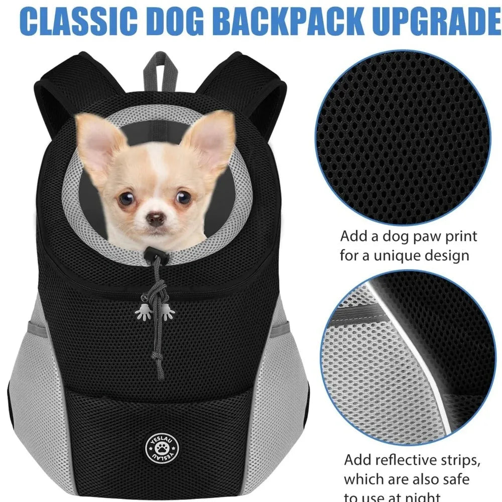 Portable Shoulder Travel Backpack for Dogs