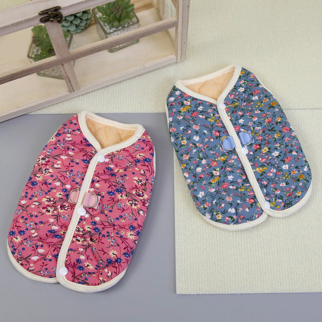 Floral Puppy Vest