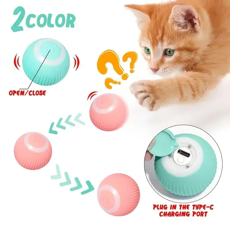 Interactive Electric Cat Ball