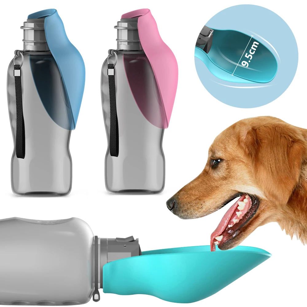 Portable Pet Water Bottle & Food Container