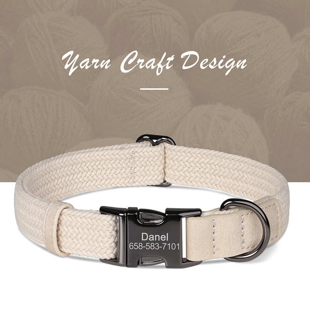 Personalised Nylon Dog Collar