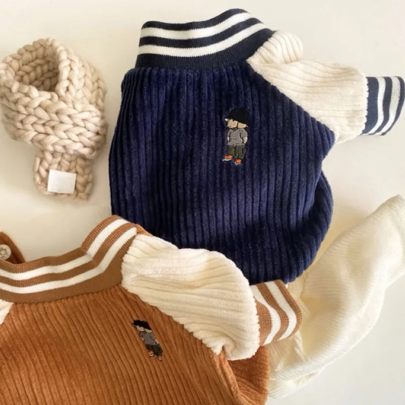 Embroidered Baseball Jacket for Pets