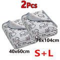 2-Pack Pet Blankets for Dogs & Cats