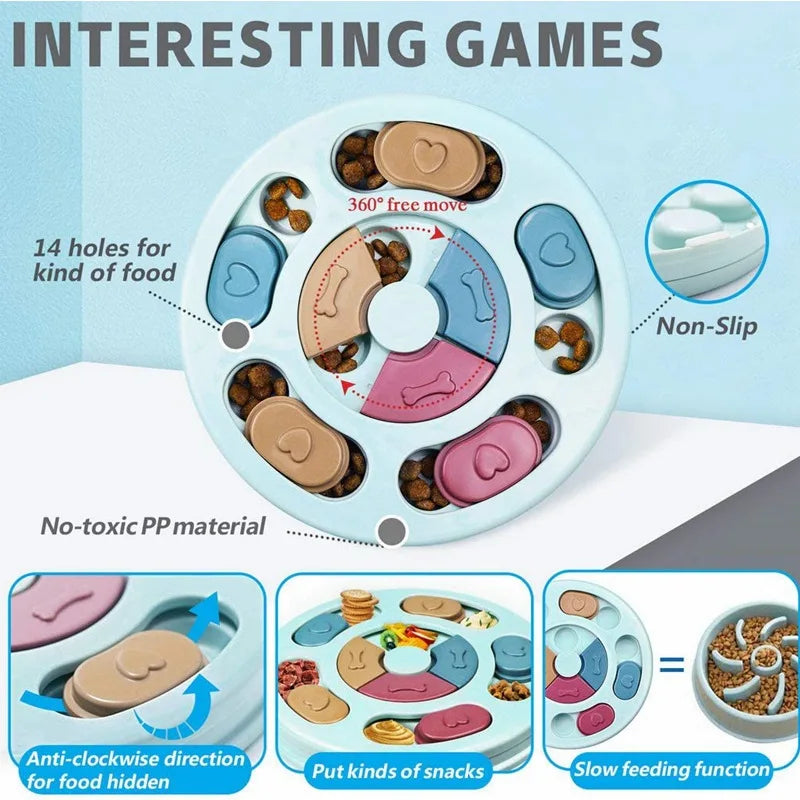 Interactive Dog Toy with Food Dispenser