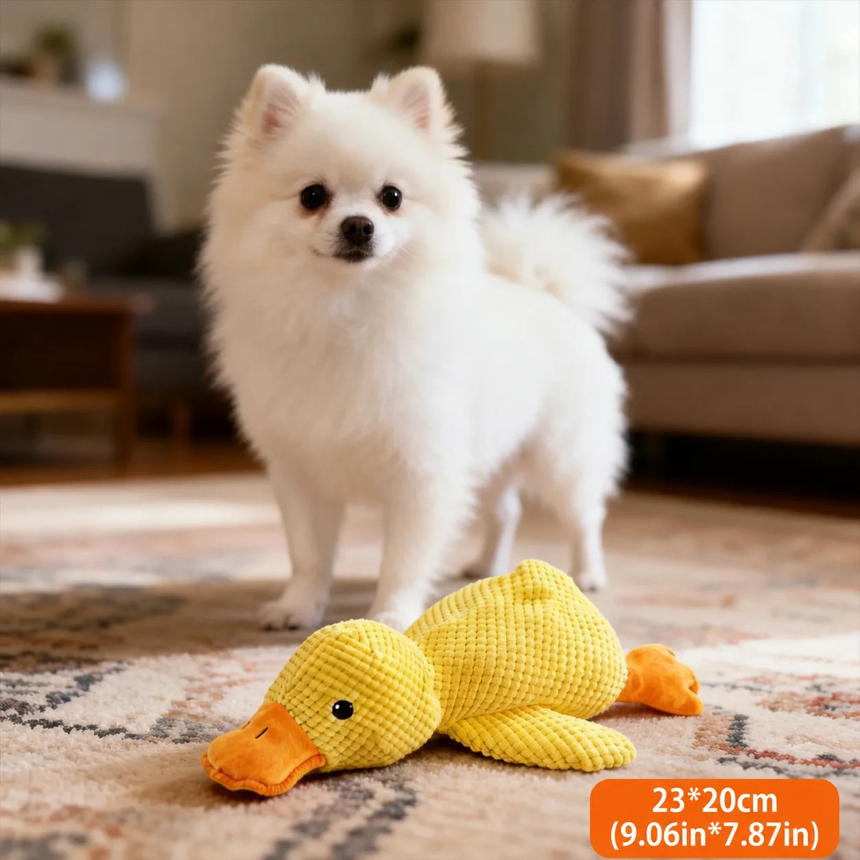 Interactive Plush Duck Toy for Dogs