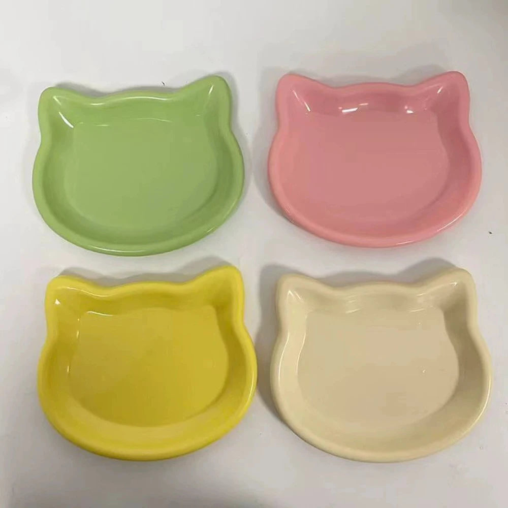 Cat-Shaped Pet Bowl