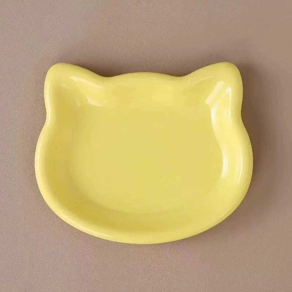 Cat-Shaped Pet Bowl