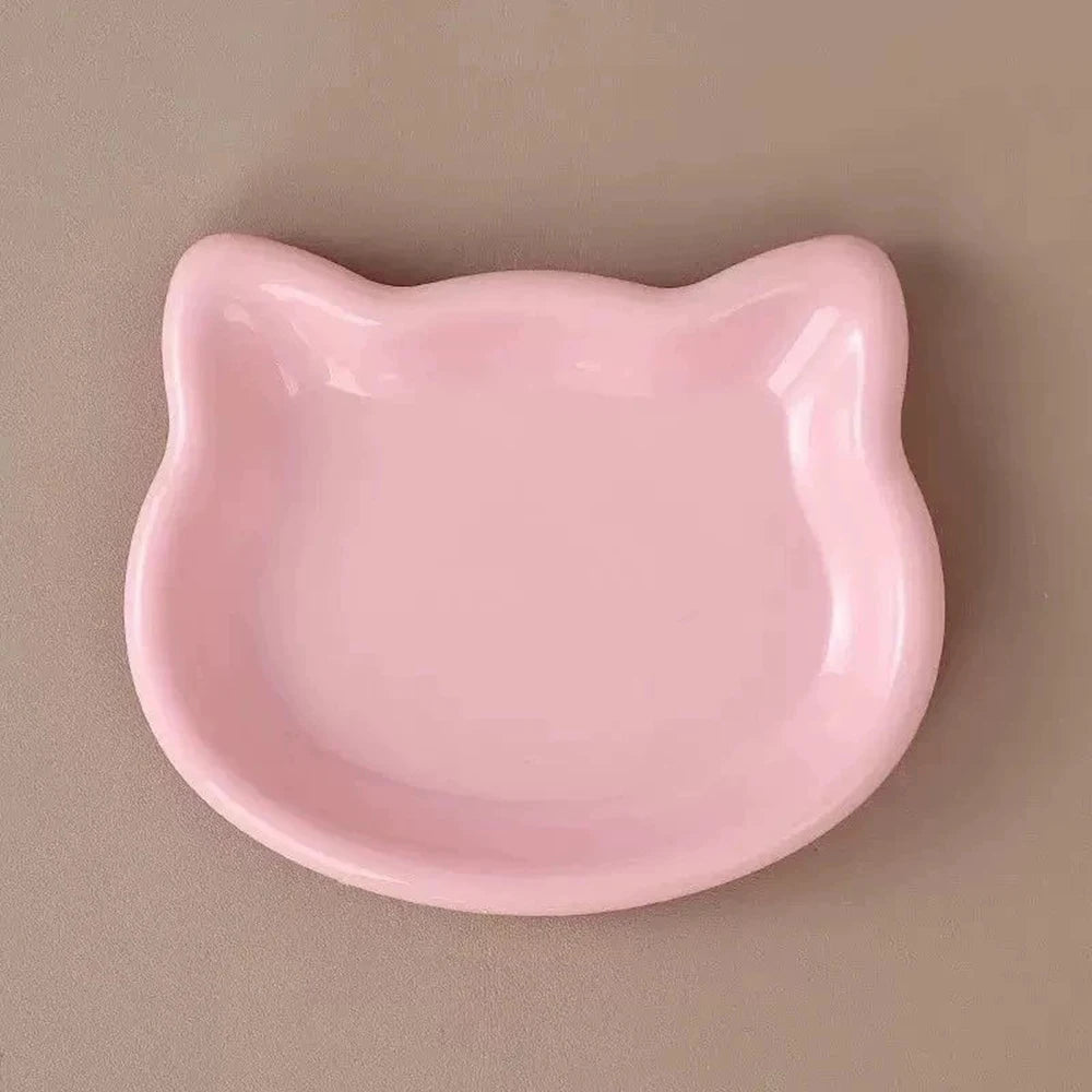 Cat-Shaped Pet Bowl