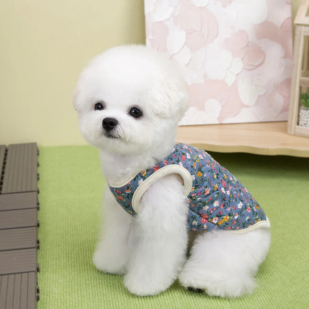 Floral Puppy Vest