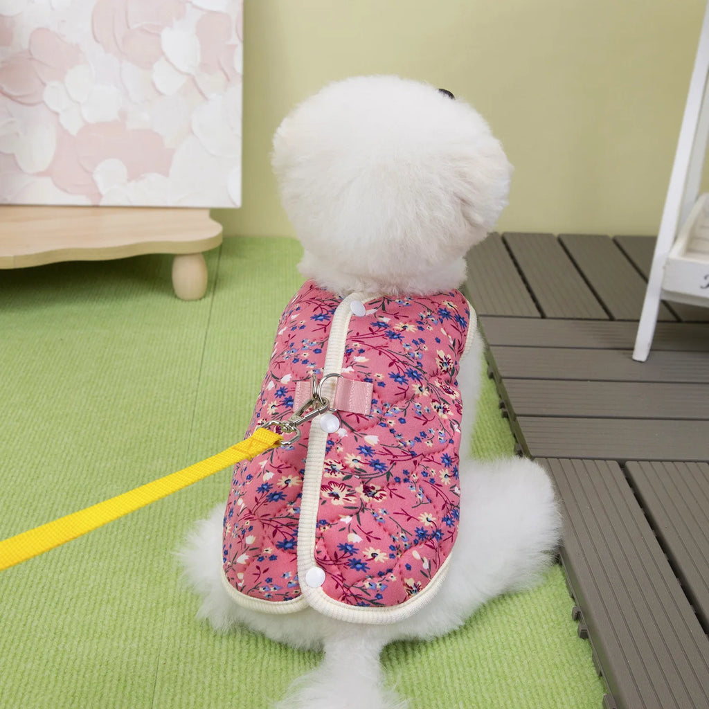 Floral Puppy Vest