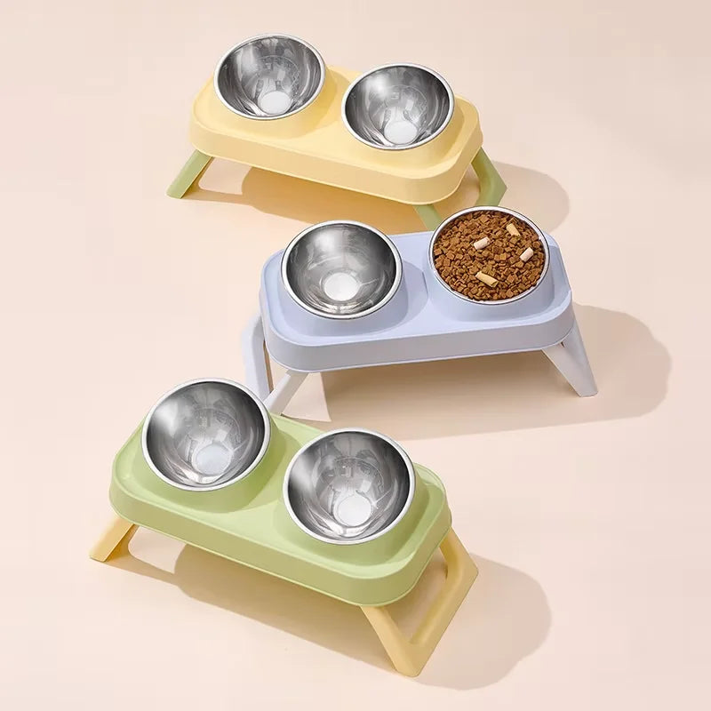 Foldable Elevated Pet Bowls