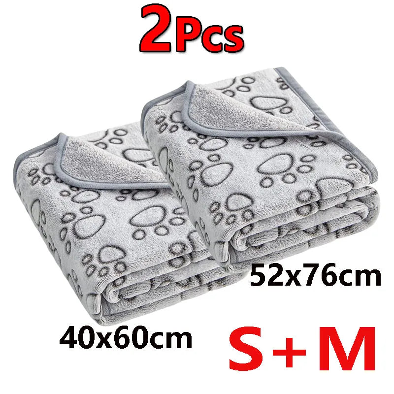 2-Pack Pet Blankets for Dogs & Cats