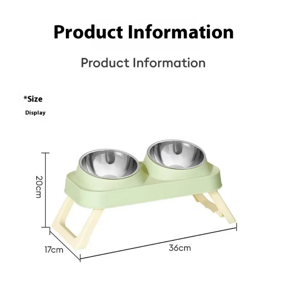 Foldable Elevated Pet Bowls
