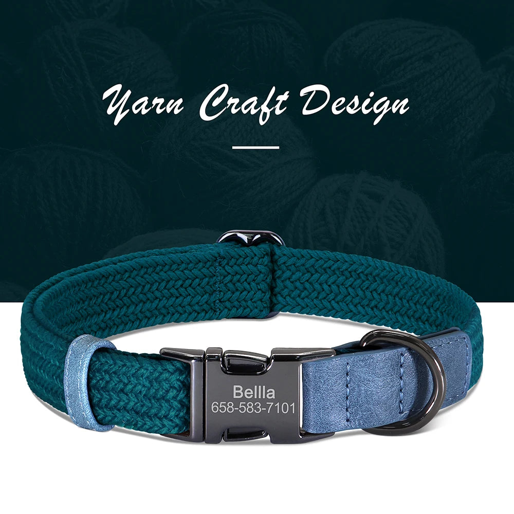 Personalised Nylon Dog Collar