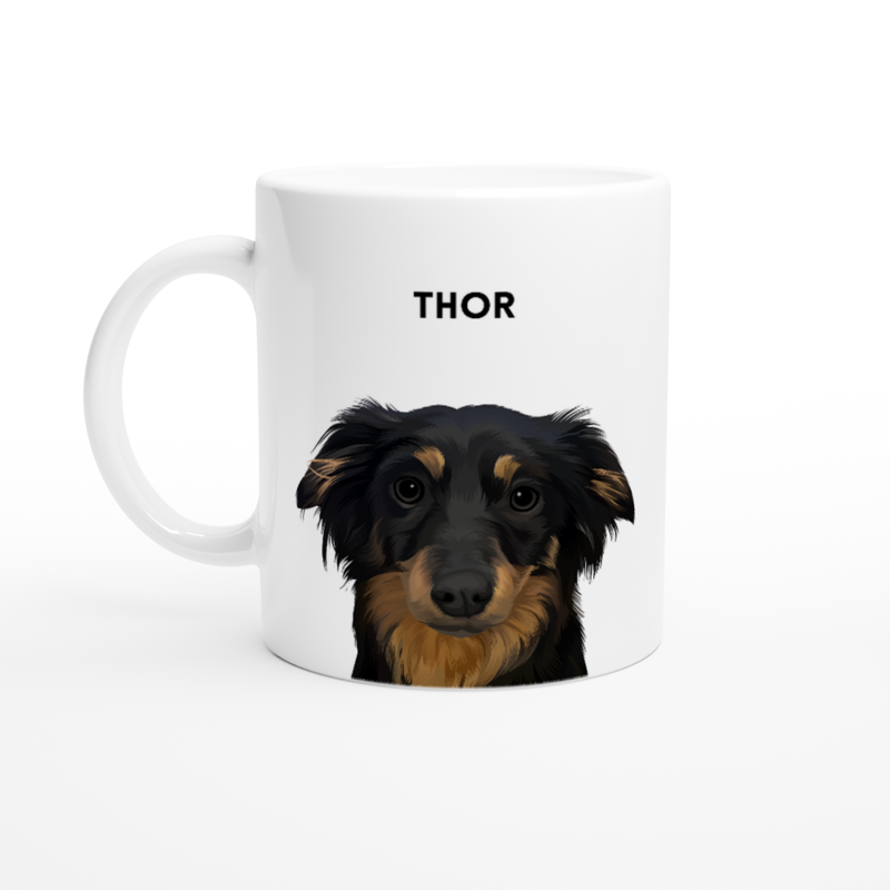 Personalized Pet Portrait Mug